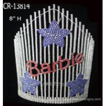 Fashion Big Patriotic Blue Star Pageant Crown